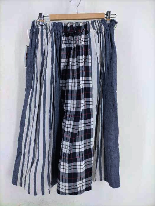 NATURAL LAUNDRY（ナチュラルランドリー） 柄切替スカート レディース スカート その他スカート