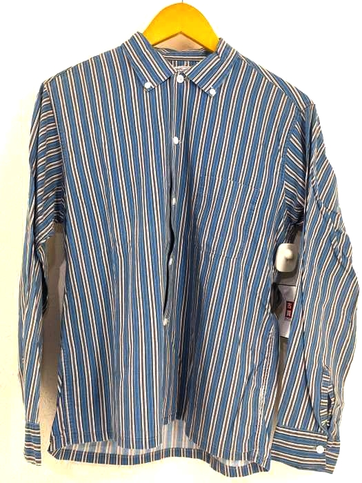 FRUIT OF THE LOOM(フルーツオブザルーム) 50S ストライプ柄ボタンダウンシャツ メンズ import：M import：M