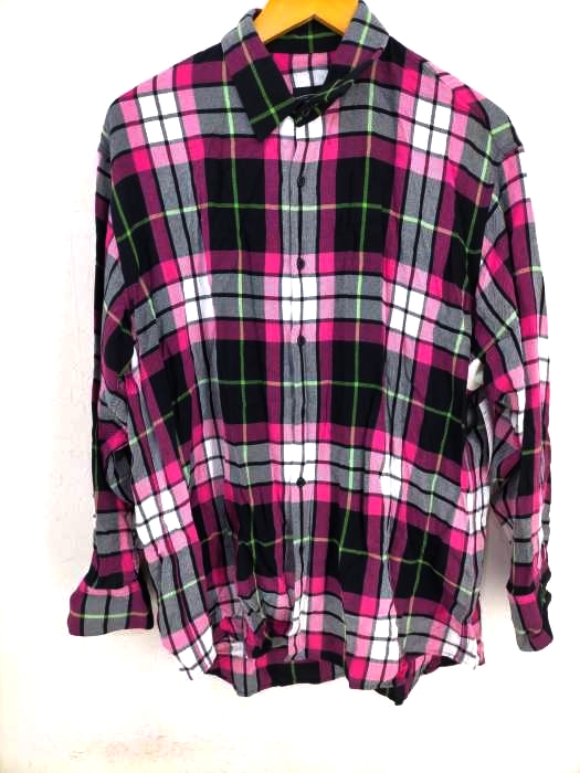 LAD MUSICIAN(ラッドミュージシャン) 19SS BIG MODAL CHECK SHIRT メンズ トップス カジュアルシャツ