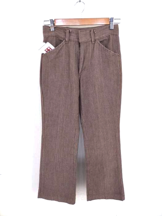USED古着（ユーズドフルギ） 50~60S 片爪TALON 織柄フレアスラックス レディース パンツ スラックス