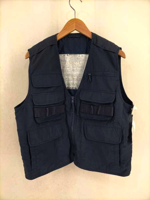 USED古着(ユーズドフルギ) YBSジッパー リップストップミリタリーベスト メンズ JPN：M JPN：M