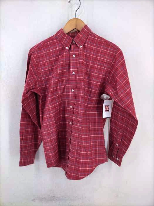 BROOKS BROTHERS(ブルックスブラザーズ) 90S チェック柄 胸ロゴ刺繍シャツ メンズ import：L import：L
