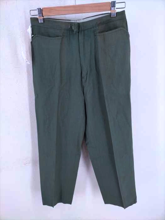 USED古着(ユーズドフルギ) 50S GRIPPER ZIPPER 角型 アンクルスラックス 玉虫色 メンズ 表記無 表記無