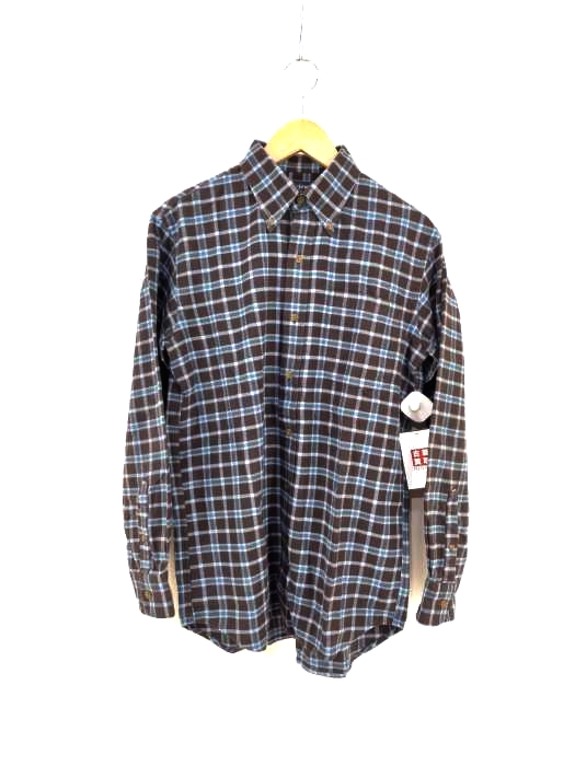 LANDS END(ランズエンド) チェック柄ボタンダウンシャツ メンズ JPN：S JPN：S