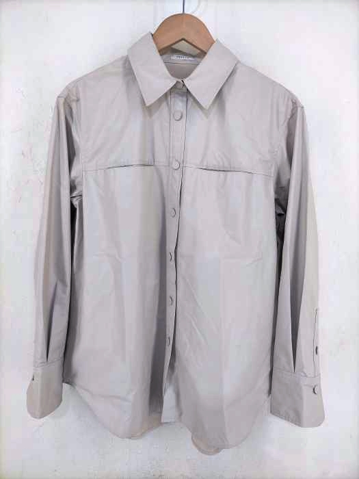 FRAY I.D(フレイアイディー) 20SS フェイクレザーシャツ レディース JPN：1 JPN：1