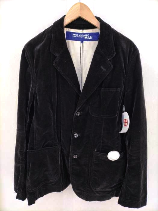 JUNYA WATANABE COMME des GARCONS MAN(ジュンヤワタナベコムデギャルソンマン) AD2002 02AW ベロアテーラードジャケット メンズ JPN:L JPN:L