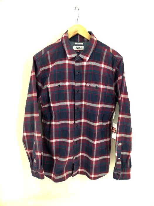 TOMMY HILFIGER DENIM（トミーヒルフィガーデニム） チェック柄ボタンシャツ メンズ トップス カジュアルシャツ