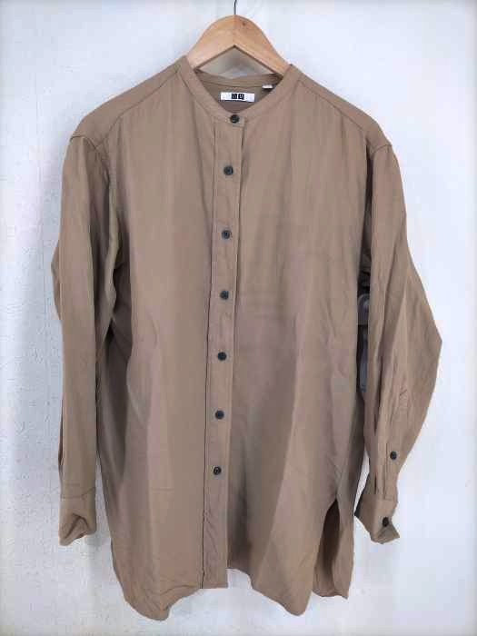 UNIQLO U(ユニクロユー) ラウンドカラーシャツ レディース JPN：L JPN：L