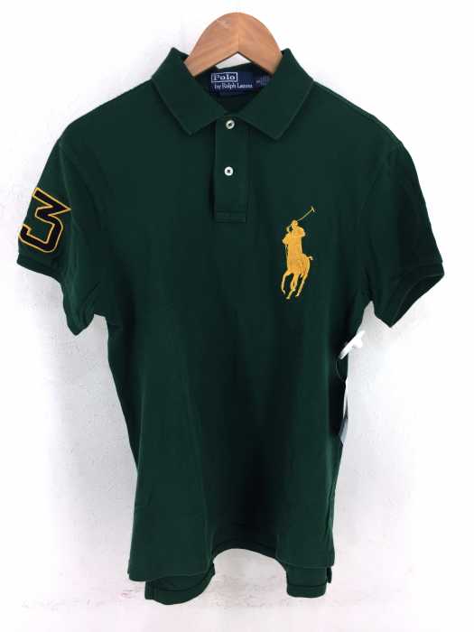 Polo by RALPH LAUREN(ポロバイラルフローレン) CUSTAM FIT ビッグポニー刺繍 ナンバリング 半袖ポロシャツ メンズ トップス ポロシャツ
