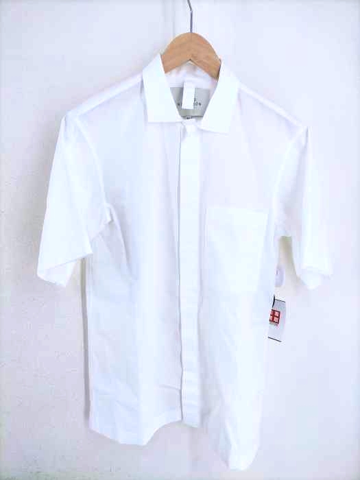 STUDIO NICHOLSON(スタジオニコルソン) 21ss Powder Cotton Short Sleeve Shirt メンズ import：XS import：XS
