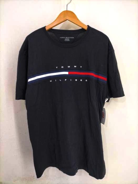 TOMMY HILFIGER(トミーヒルフィガー) フロントロゴ刺繍 Tシャツ メンズ JPN：XL JPN：XL