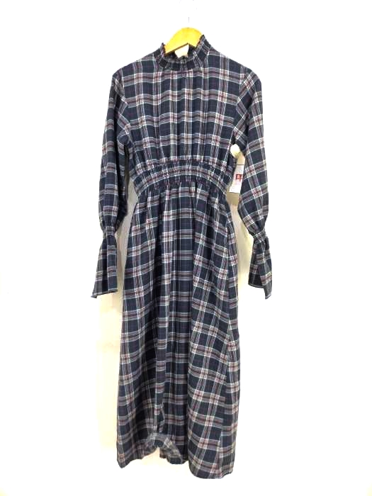 moussy(マウジー) FLARE SLEEVE CHECK DRESS レディース ワンピース その他ワンピース