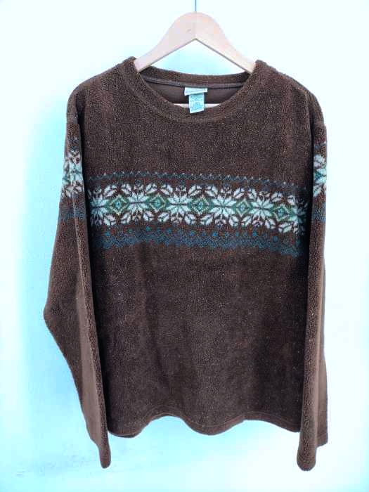 L.L.Bean(エルエルビーン) ノルディック柄フリース メンズ JPN：L JPN：L