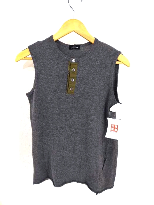 tricot COMME des GARCONS（トリココムデギャルソン） 03AW AD2003 ヘンリーネック ノースリーブニットトップス レディース トップス その他トップス