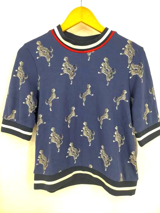 USED古着(ユーズドフルギ) ヒョウ柄半袖カットソー レディース JPN：S JPN：S