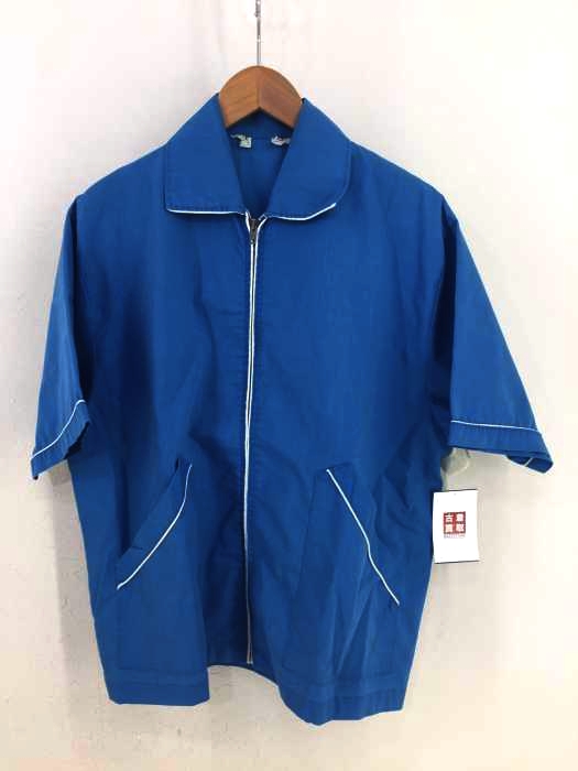 USED古着(ユーズドフルギ) 60~70S パイピングジップワークシャツ TALONジッパー メンズ 表記無 表記無