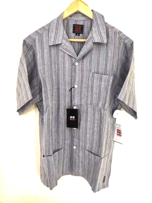 68＆BROTHERS(シックスエイトアンドブラザーズ) 21SS S/S Open Collar Plaid Shirts メンズ  XL