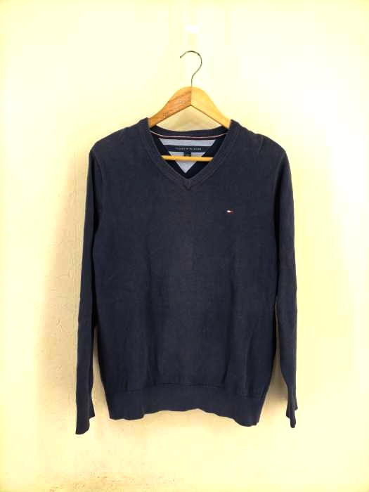 TOMMY HILFIGER(トミーヒルフィガー) コットンVネックニット メンズ import：L import：L