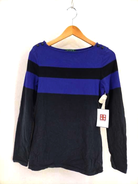 LAUREN RALPH LAUREN(ローレンラルフローレン) ボーダー ボートネックTシャツ レディース import：S import：S