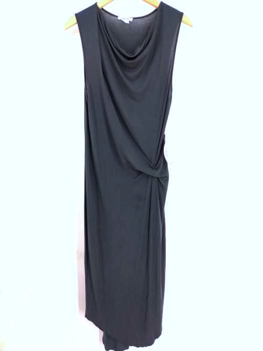 HELMUT LANG(ヘルムートラング) フロントデザインノースリーブシルクワンピース レディース JPN：M JPN：M