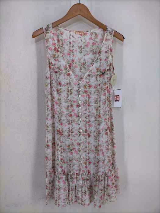 JOHN GALLIANO(ジョンガリアーノ) 花柄 ノースリーブ ワンピース レディース EUR:40 EUR:40