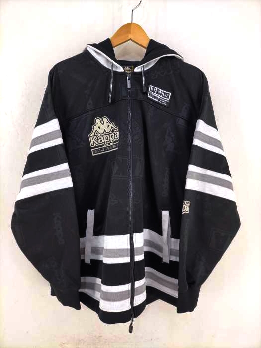 Kappa(カッパ) 90S プリント入りジップアップパーカー メンズ JPN：L JPN：L