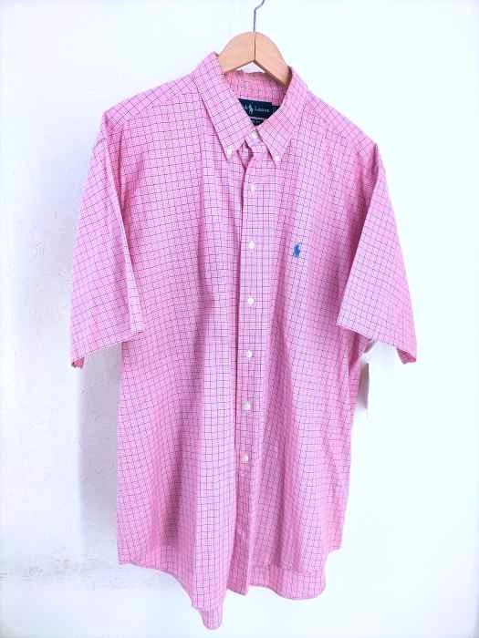 RALPH LAUREN(ラルフローレン) CLASSIC FIT チェック柄ボタンダウンシャツ メンズ import：XL import：XL
