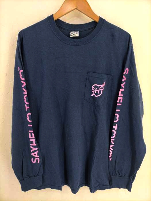 SAYHELLO(セイハロー) スリーブプリントポケットカットソー メンズ JPN：M JPN：M