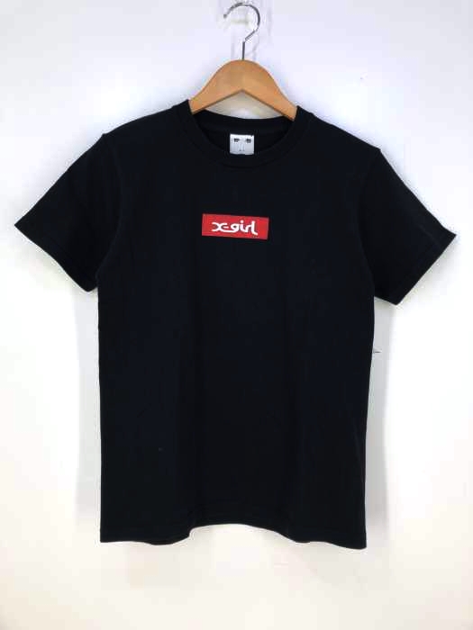 X-girl（エックスガール） ボックスロゴTEE レディース トップス Tシャツ・カットソー