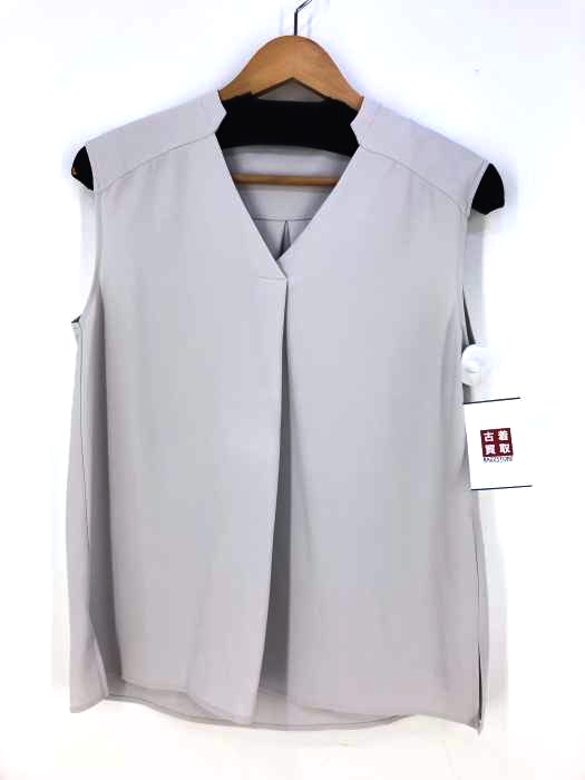 Demi-Luxe BEAMS（デミルクスビームス） D スタンドVネックBL レディース トップス シャツ・ブラウス