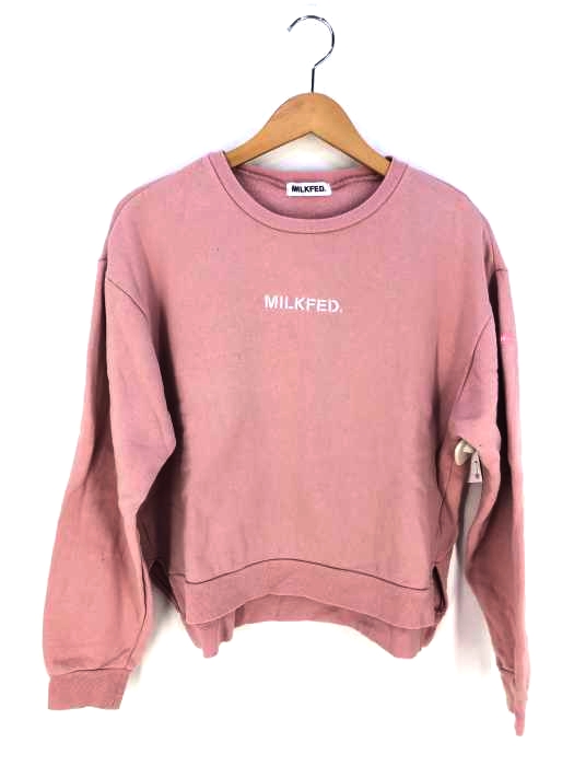 MILKFED.(ミルクフェド) 裏起毛刺繍スウェット レディース ONE SIZE ONE SIZE