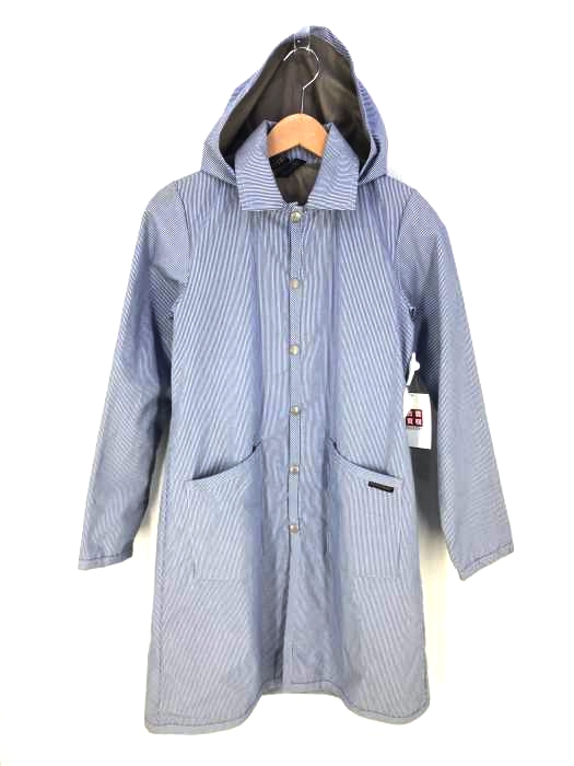 LAVENHAM(ラベンハム) ストライプフーデッドコート レディース US：36 US：36