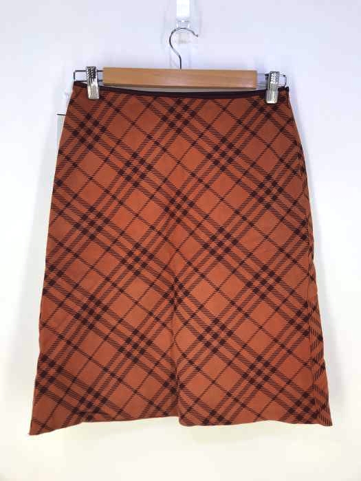 BURBERRY BLUE LABEL(バーバリーブルーレーベル) フェイクスウェード チェック柄スカート レディース  JPN：38