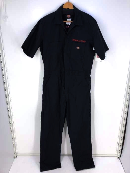 Dickies(ディッキーズ) Poplin Short Sleeve Coverall 刺繍入り つなぎ メンズ オールインワン つなぎ