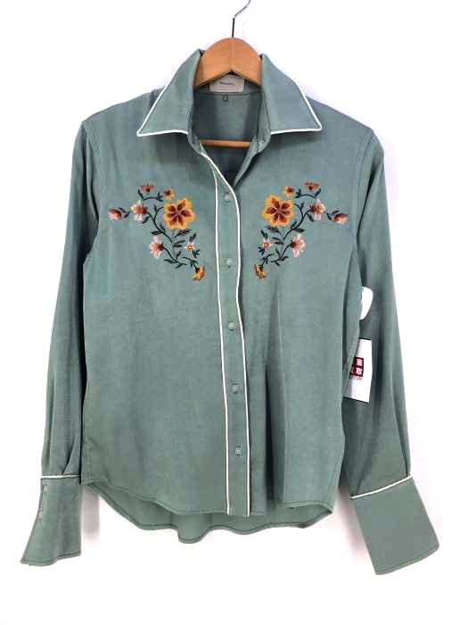 TODAYFUL（トゥデイフル） Embroidery Satin Shirts レディース トップス カジュアルシャツ