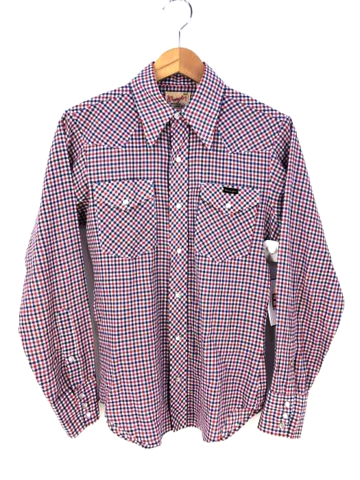 Wrangler(ラングラー) ギンガムチェックウエスタンシャツ メンズ  14 1/233