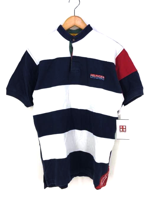 TOMMY HILFIGER（トミーヒルフィガー） バンドカラー ラガーシャツ メンズ トップス ポロシャツ