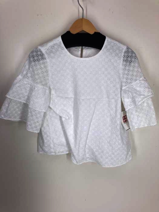 MACKINTOSH PHILOSOPHY(マッキントッシュフィロソフィー) カットワーク 袖フリルブラウス レディース JPN：36 JPN：36