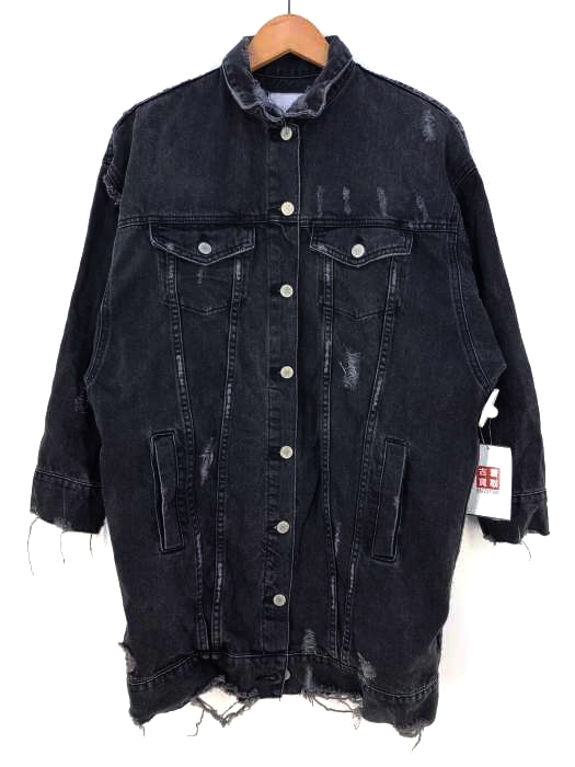 ZARA（ザラ） ダメージ加工デニムジャケット レディース アウター ジャケット