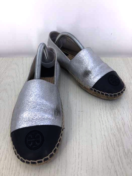 TORY BURCH（トリーバーチ） COLORBLOCK A-LINE ESPADRILLE SILVER レディース シューズ サンダル