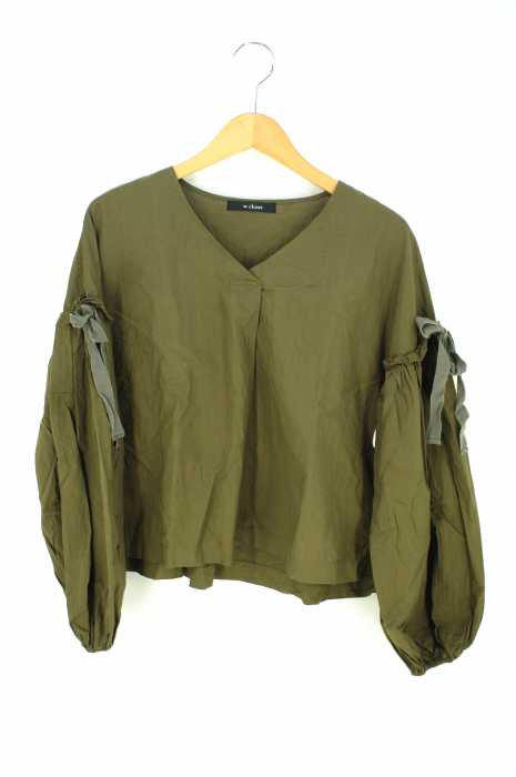 w closet （ダブルクローゼット） 袖ボリュームブラウス レディース トップス シャツ・ブラウス