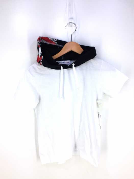 COMME des GARCONS EDITED(コムデギャルソンエディテッド) AD2013 切り替え 半袖 プルパーカー レディース トップス パーカー