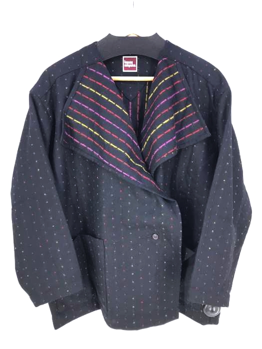 ISSEY MIYAKE（イッセイミヤケ） オーバーカラージャケット ネオンカラー レディース アウター ジャケット