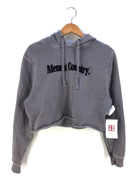 AFENDS（アフェンズ） カットオフ加工 ロゴプリントパーカー レディース トップス パーカー