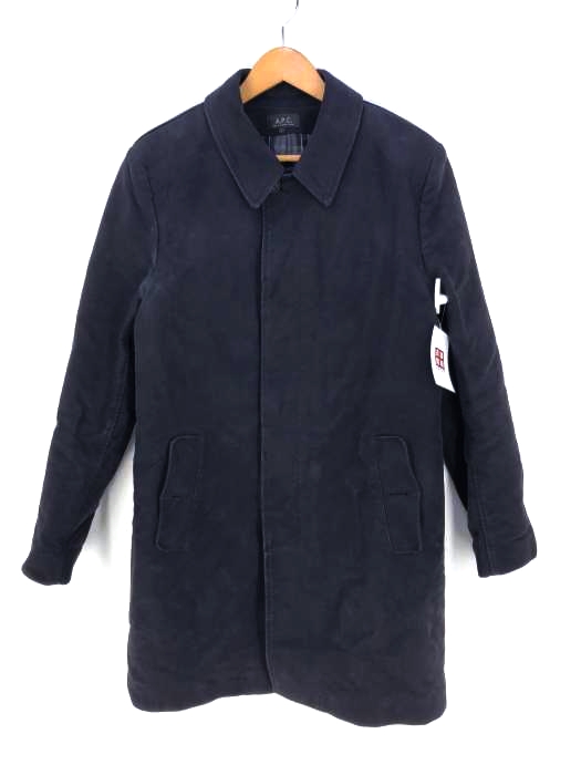 A.P.C.(アーペーセー) モールスキンステンカラーコート メンズ  2