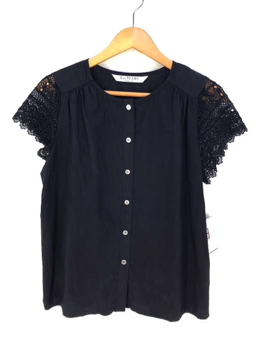 Ray BEAMS（レイビームス） レーススリーブクルーネックシャツ レディース トップス シャツ・ブラウス