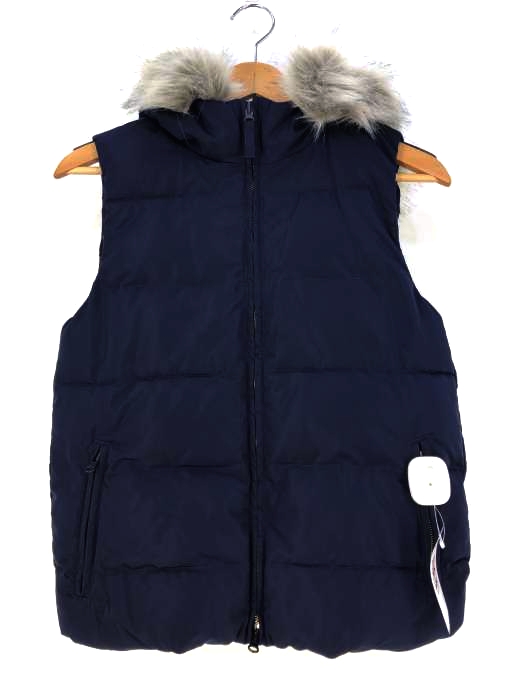 Gap(ギャップ) PRIMALOFT プリマロフト ファー付きダウンベスト レディース アウター ジャケット