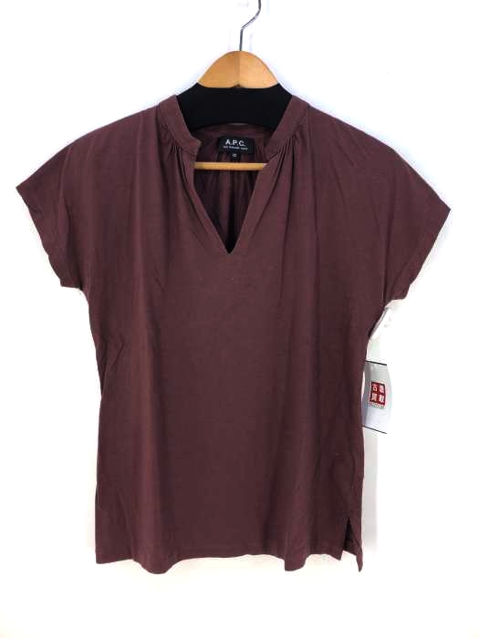 A.P.C.（アーペーセー） Vネックカットソー レディース トップス Tシャツ・カットソー