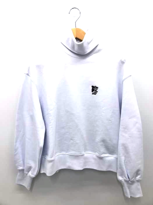 MSGM(エムエスジーエム) ワンポイント刺繍 タートルネックスウェット レディース import：XS import：XS