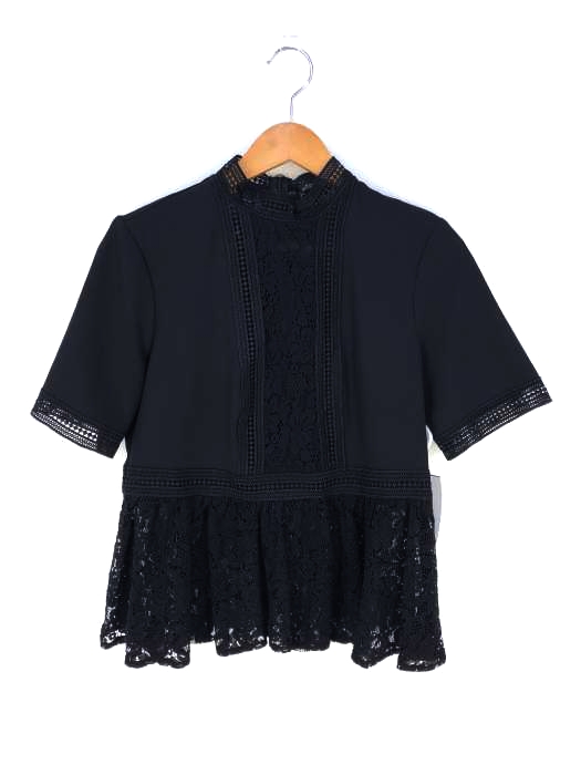 ZARA WOMAN（ザラ ウーマン） レースデザインブラウス レディース トップス シャツ・ブラウス